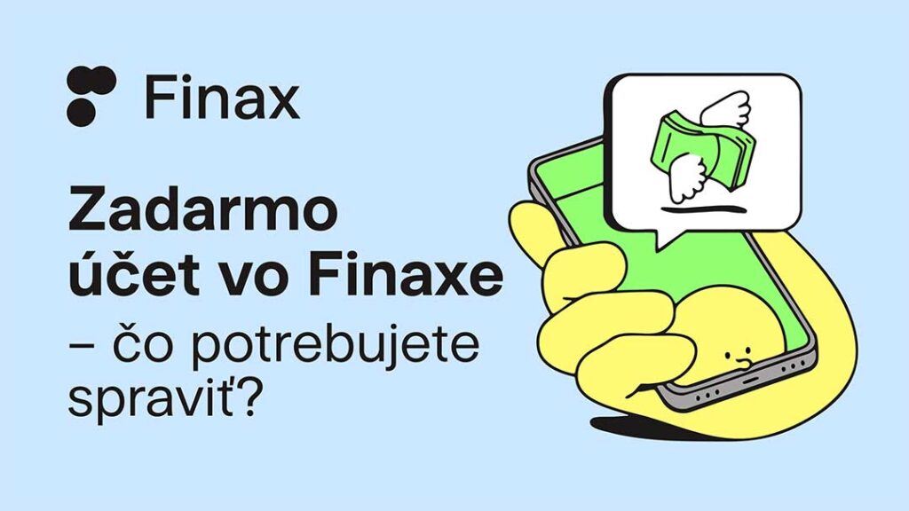 Finax - banner účtu zadarmo. Zdroj: Finax.